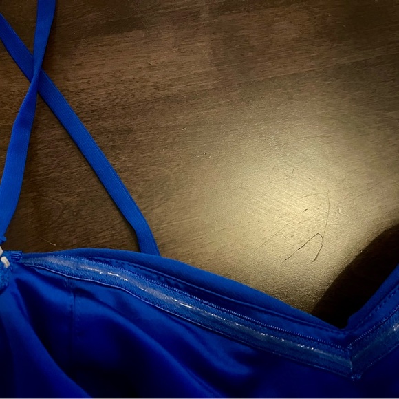 Lauren Ralph Lauren Royal Blue Convertible Evening Gown - Picture 6 of 7